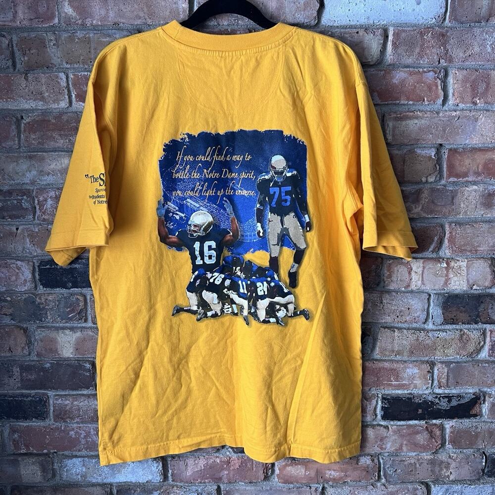 Rare Vintage 2005 Notre Dame Fighting Irish Football The Shirt T-Shirt M